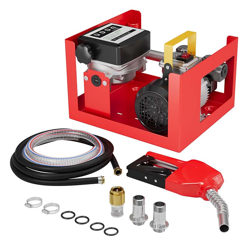 Elektriske dieseldrivstoffoverføringspumper med teller og automatisk dyse